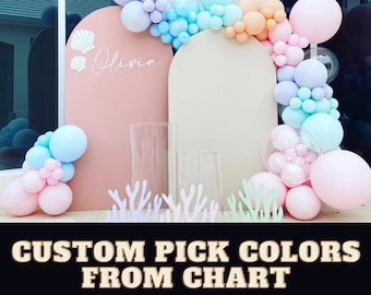 Double-Sided Arch Chiara Cover and Stand, Photo Backdrop Birthday Party Wedding Photography Backdrop Custom Stretchable Spandex Arch Cover