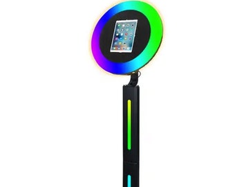 Ipad Photo Booth, Ring Light Photo Booth for Business, Ipad Digital Photo Booth, Printing Photo Booth, LED Photo Booth, 360 Booth