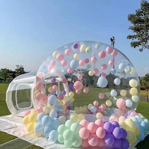 Inflatable Bubble House Dome for Sale, Transparent Bubble Tent for Party Rentals Business, PVC Outdoor Birthday, Kids Party Event Balloons