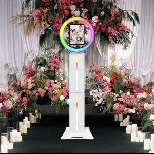 iPad Photo Booth, Photo Booth met aangepast logo voor bedrijven, IPad Light Up Photo Booth, Ring Light, Photo Booth met hoesje inbegrepen