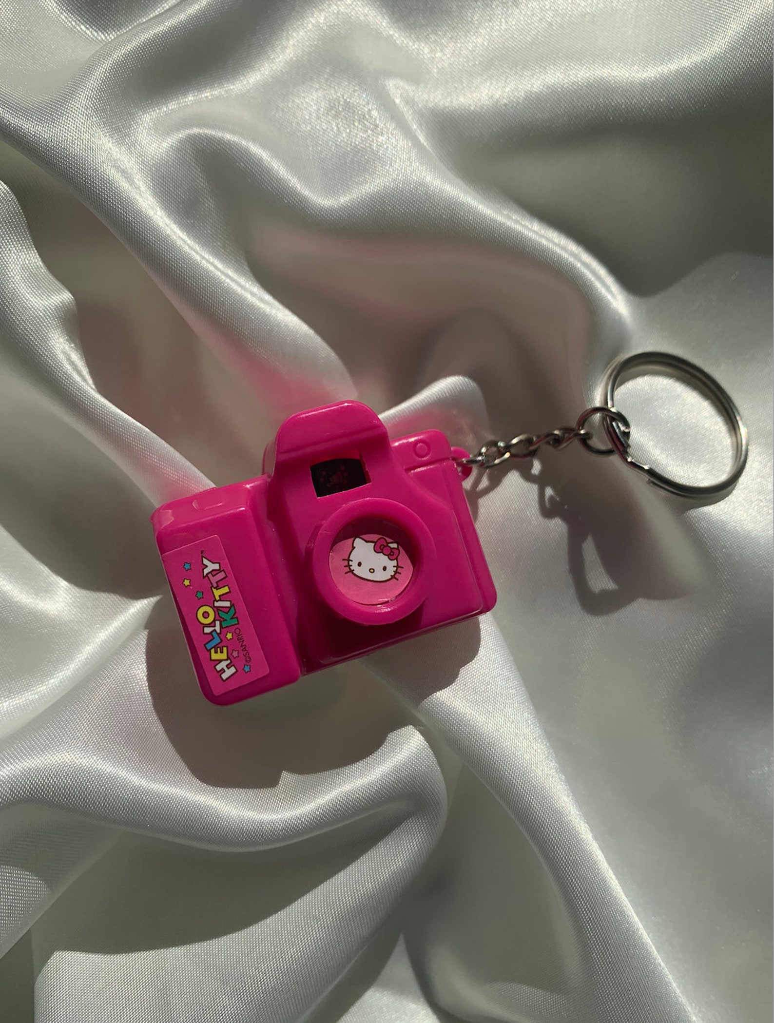 Hello Kitty Clicking Camera Keychain Etsy