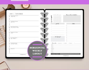 2026 Catholic Planner: USCCB Feast Days, Minimalist Horizontal Layout (Printable PDF)