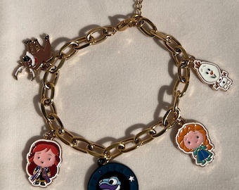 Disney Bettelarmband | Gefrorene Armband | Edelstahl Schmuck