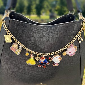 Tale As Old As Time Disney Beauty and the Beast Inspired Bag Chain