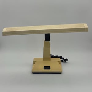 Vintage Beige Desk Lamp Adjustable Office Light 1980’s