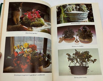 1978 “Decorative Gardening in Containers” Hardcover Gardening / Houseplant Book.