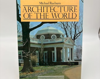 1975 Hardcover “Architecture Of the World” Large Hardcover Book by Michael Raeburn