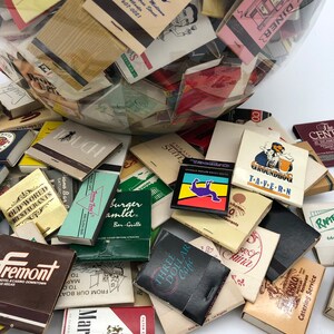 Random Assortment of Vintage Matches. Different Quantities Available.