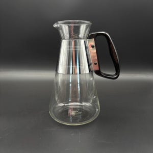 Vintage Pyrex MCM Glass Coffee Carafe. No Lid