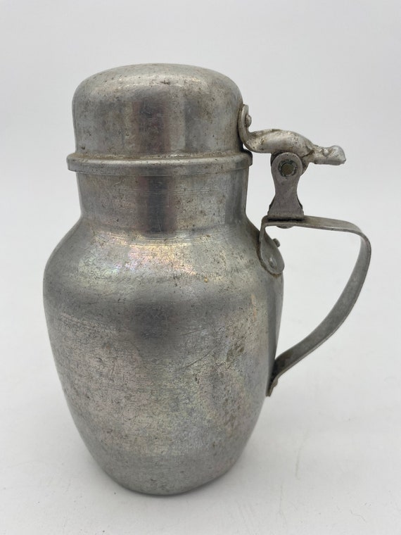 限定価格セール！ Metal Aluminum Viko Vintage Syrup Lid Hinged With Pitcher 小物入れ