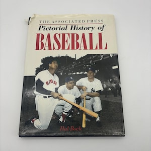 1990 AP Pictorial History of Baseball: Hal Bock Hardcover Coffee Table Book