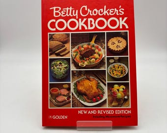 Vintage 1978 Edition “Betty Crocker’s Cookbook” Vintage Hardcover Cookbook with Color Photos