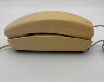 Vintage Tan Touchtone Landline Phone. Tested and Works