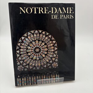 Vintage 1971 Notre-Dame De Paris (Wonders of Man Series) Hardcover Book By Richard and Clara Winston.  Photograph Coffee Table Book