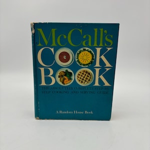 Vintage 1963 First Printing “McCall’s Cookbook” Hardcover Cook Book. No Dust sleeve. Signs of Wear on Cover
