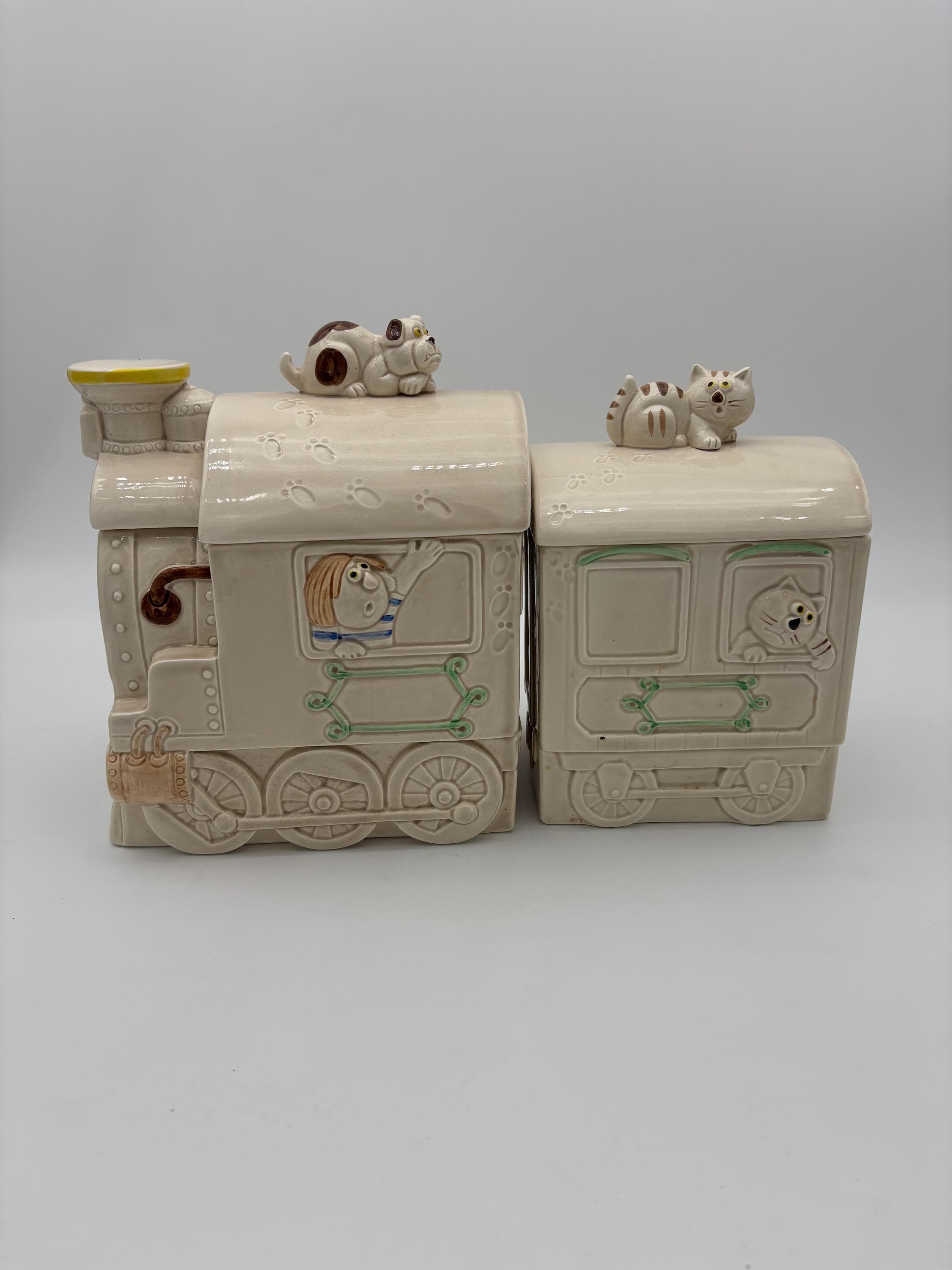 スポード　TRAIN STATION クッキージャー　陶器製 スポード TRAIN STATION クッキージャー 陶器製