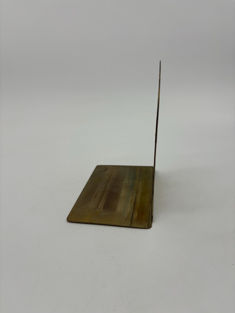 Vintage Solid Brass Asian Symbol Bookend - Etsy