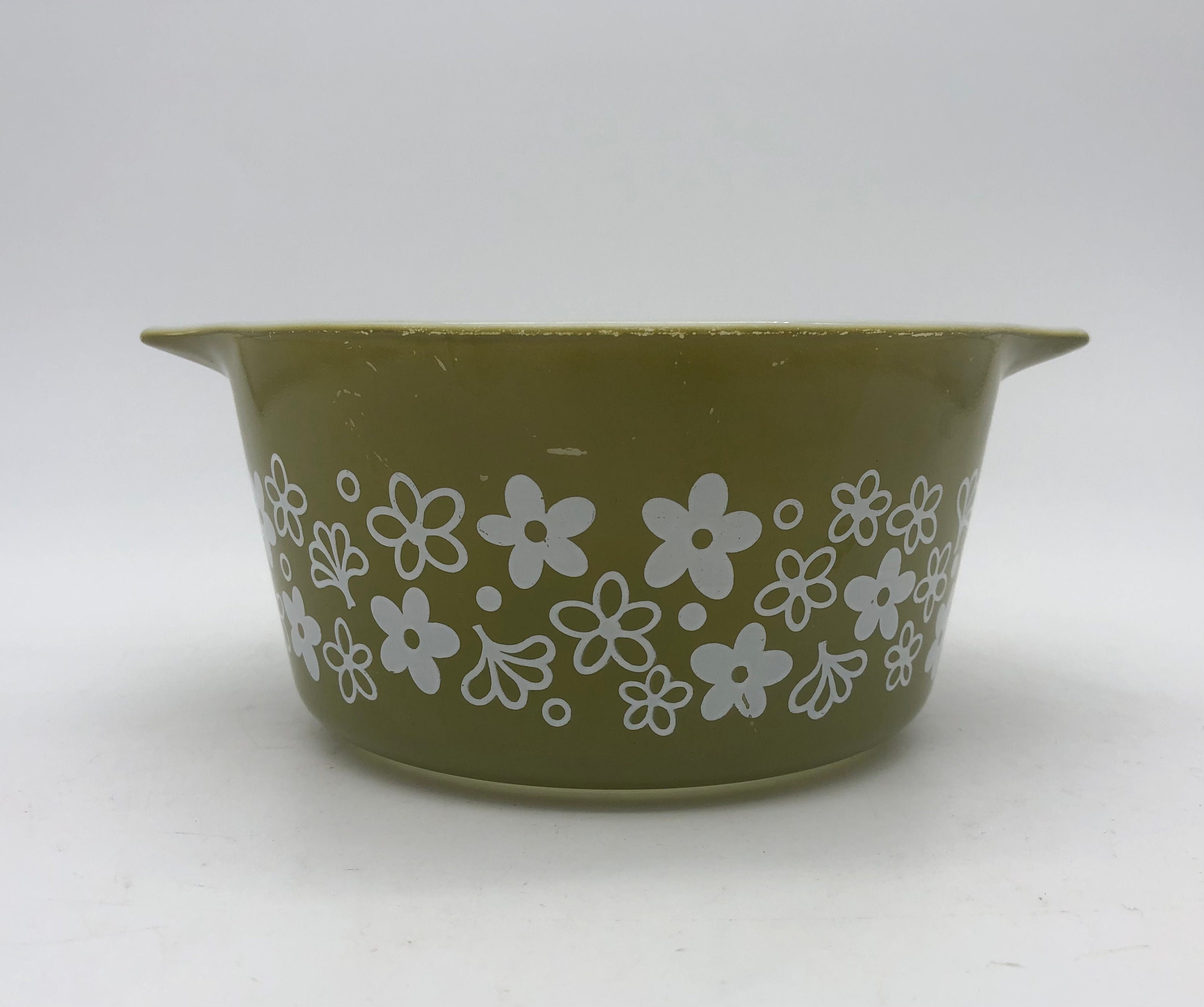 VINTAGE PYREX TABLE WARE＊ヴィンテージ器アンティーク皿 Vintage Pyrex Tableware By Corning White with Copper
