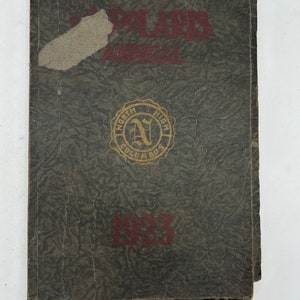 Rare 1923 &quot;Polaris Annual&quot; Yearbook: North High School, Columbus - Signed