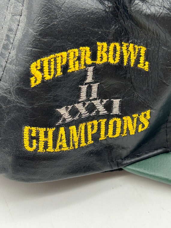Vintage 1996-1997 Green Bay Packers Super Bowl XXXI Leather