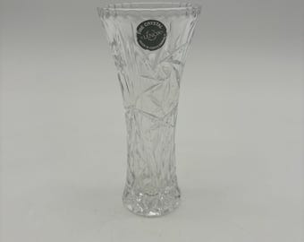 Lenox Fine Crystal Vase | Czech Republic Cut Glass Bud Vase | 6