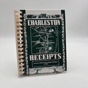 Vintage “Charleston Receipts” Jr Leauge of Charleston, South Carolina Cookbook. Copyrighted 1950 Printed 2002
