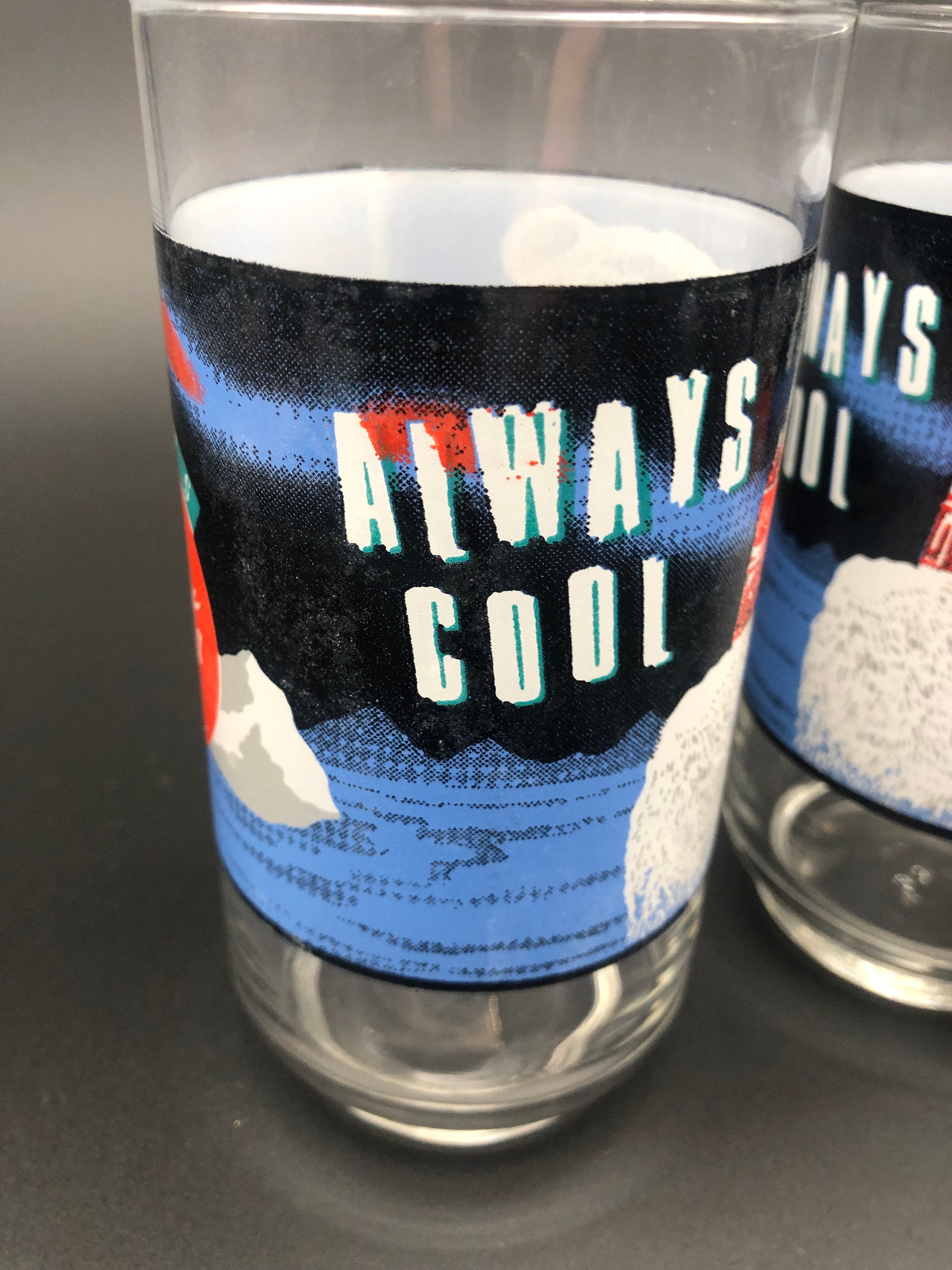 Cold Retro Set of Four Retro Early 90s Coca-cola Always Cold Polar Bear - Etsy