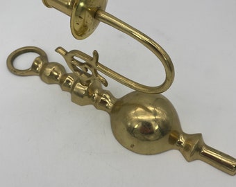 Vintage Brass Wall Candle Sconce