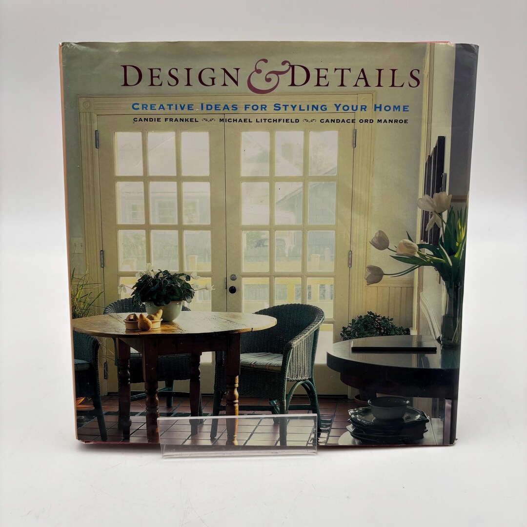 1998 “design and Details” Hardcover Decorating Interior Design Book - Etsy