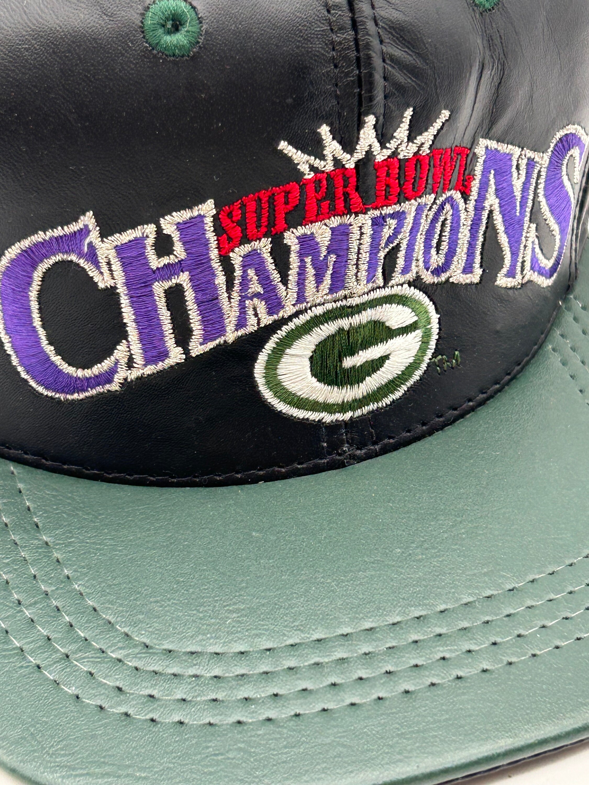 Vintage 1996-1997 Green Bay Packers Super Bowl XXXI Leather