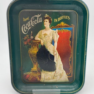 Vintage 75th anniversary coca-cola commemorative tray. Made in 1975. Limited edition collectible tray