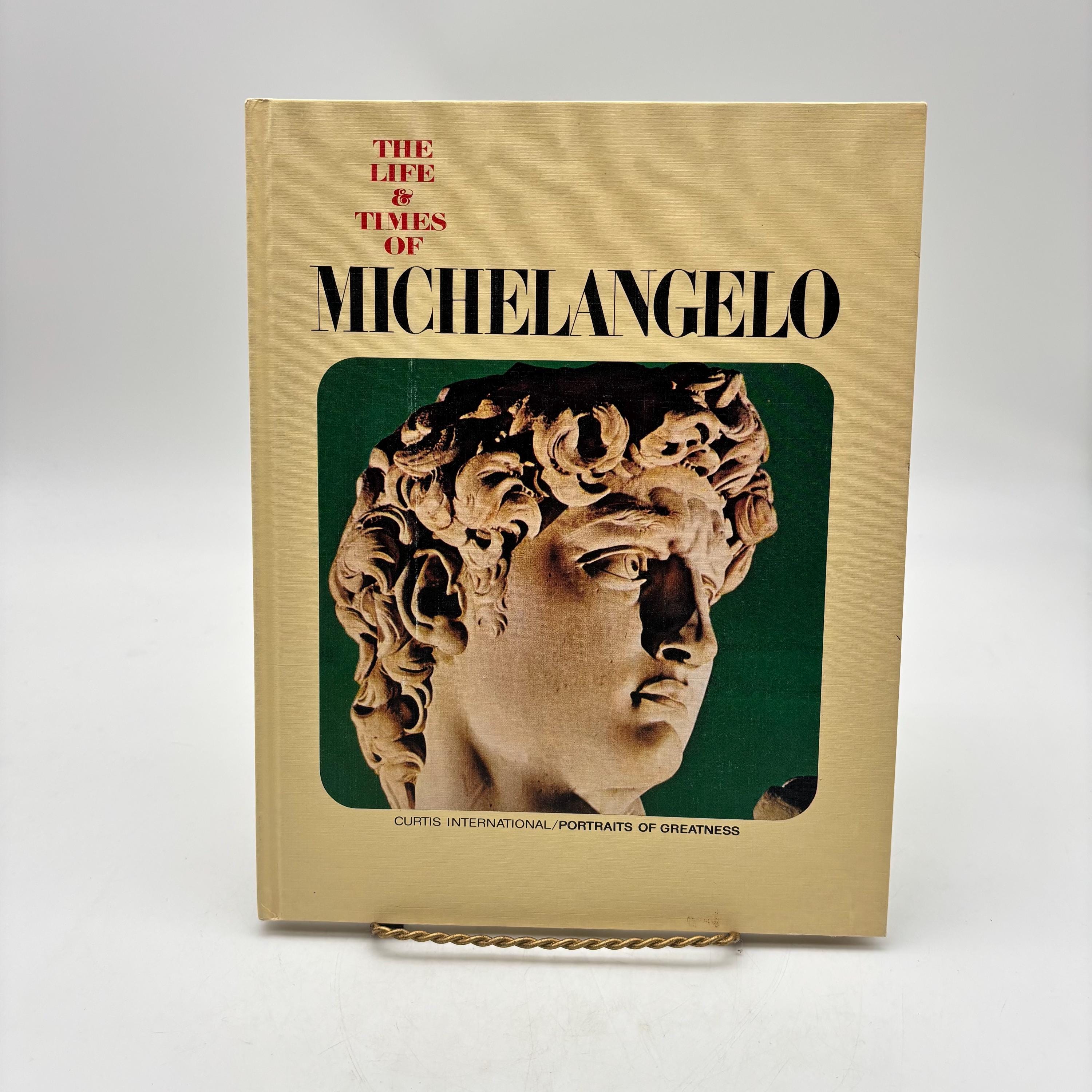 Vintage Michelangelo Book - Etsy