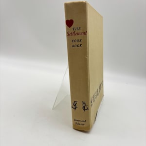 Vintage 1965 “The Settlement Cookbook” Hardcover Cook Book. No Dust sleeve.