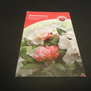 Sellos postales canadienses de la Casa de la Moneda, 0,54 centavos - Folleto de 10 sellos - Rododendros de 2009
