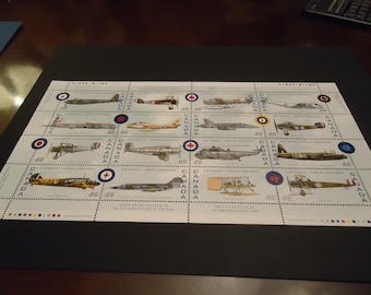 1999 Mint Full sheet of 16 unused Canadian postage stamps-46 cent Canadian Airforce 1924-1999 please notes in description)