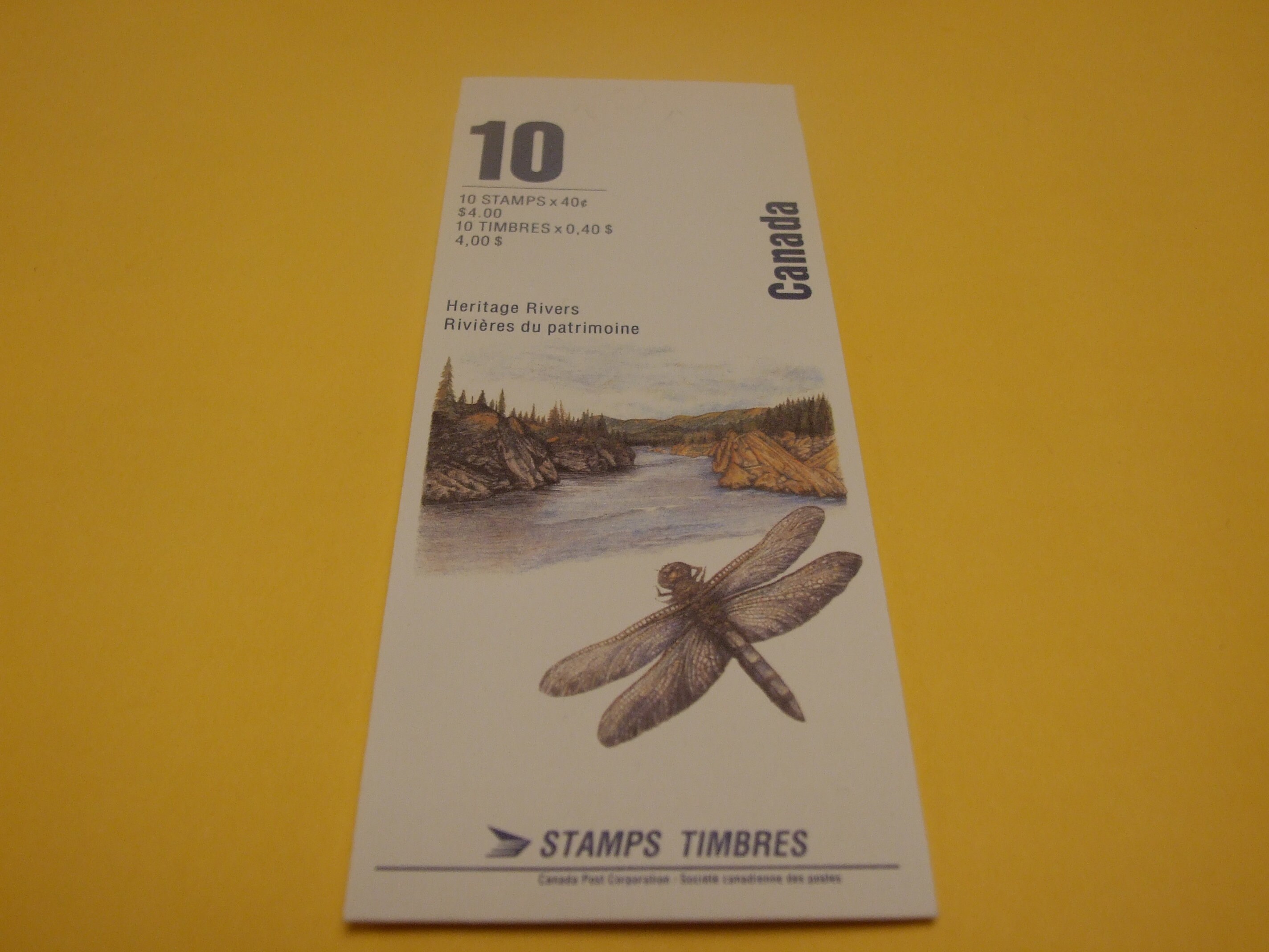 Mint Canadian postage stamps .43 centbooklet of 10 stamps celebrating