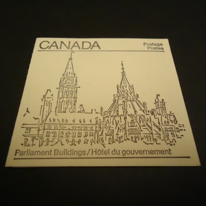 Folleto sin usar de sellos postales canadienses de 20 x 30 centavos de la emisión de la Hoja de Arce de 1982 a 1985