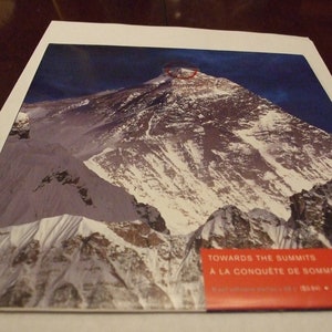 Sellos postales canadienses nuevos, folleto de 8 sellos de 48 centavos, Hacia la cumbre, 2002.