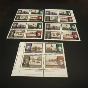 20 sellos postales canadienses sin usar, esquinas de 1989. Sellos canadienses de fotografía de 38 centavos.