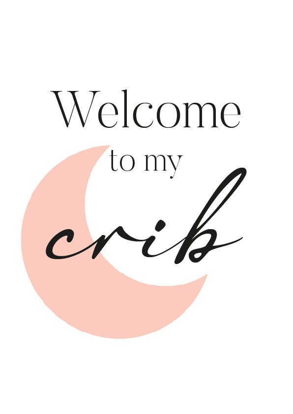 to My Crib Print Wall Art Frameless Wall Prints Etsy UK