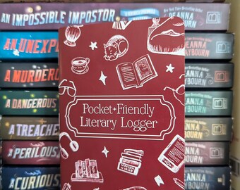 Pocket Friendly Literary Logger - Book Tracker, Reading, Reviews, Goodreads, Storygraph, Analog