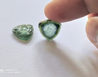 Tourmaline Carving Semiprecious Loose For Jewelry Making Gemstones.