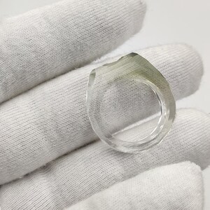 Beautiful Crystal Ring, Faceted Ring Hand Made unisex Ring For Gift Size - US - 9