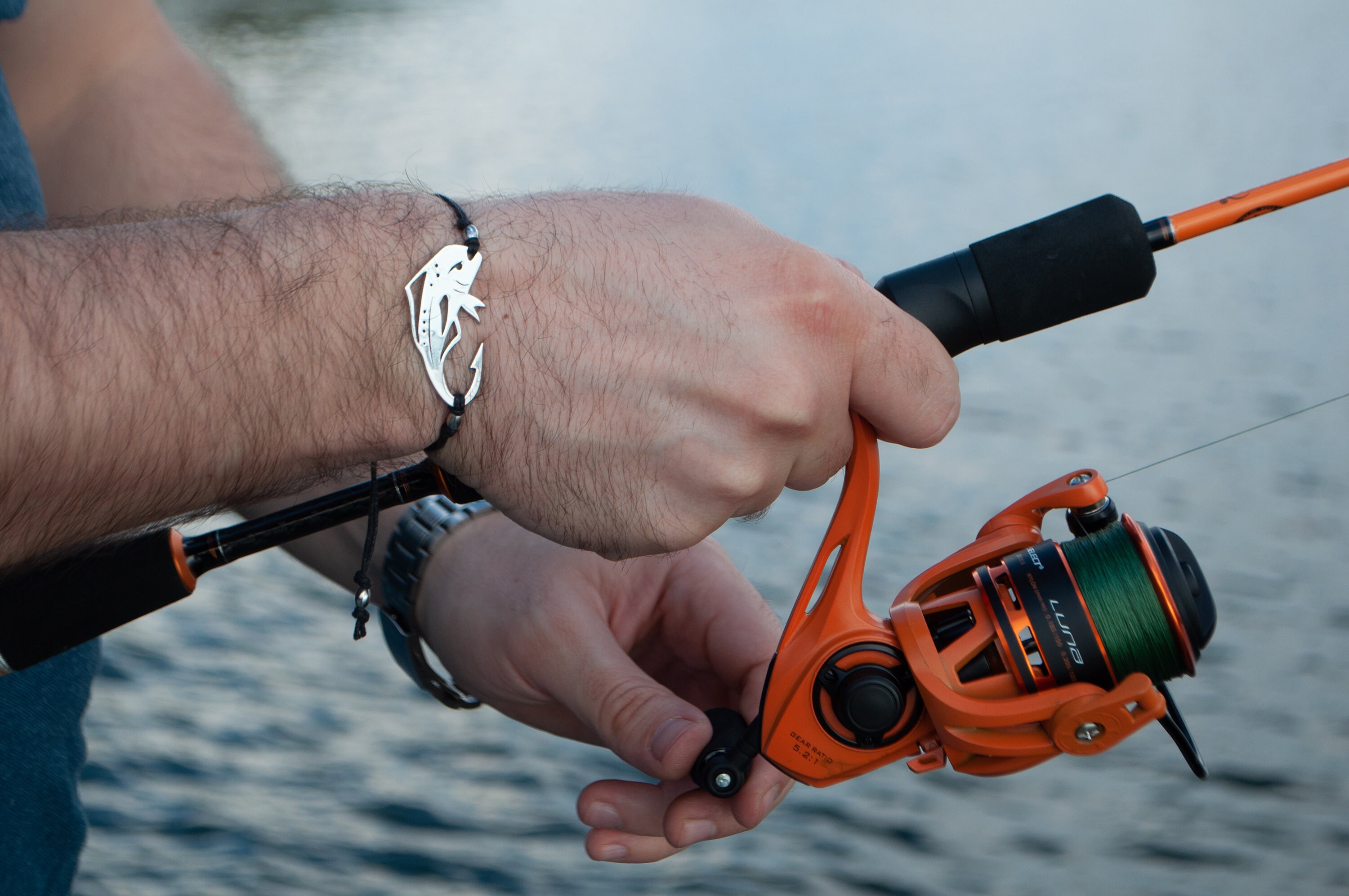 Mahimahi dolphin fish bracelet fishing gift for man Etsy