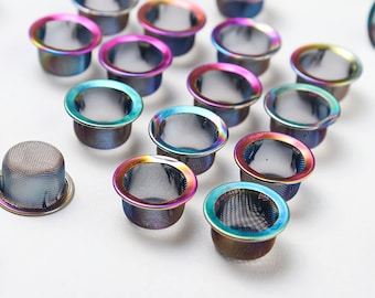 10 PC Crystal Pipe Filters Gemstone Pipe Replacement Screens