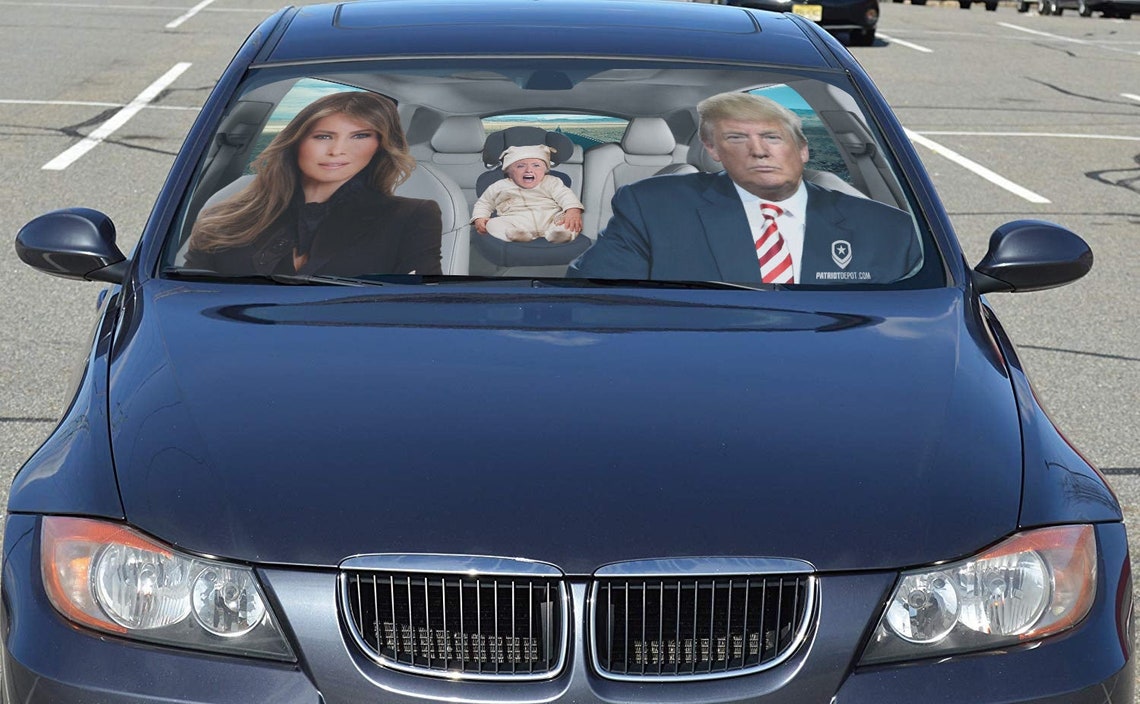 Trump Family Car Sun Shade Trump Gifts Car Accessories Etsy