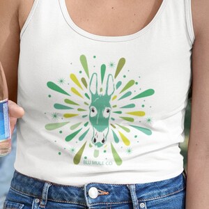 Blu Mule Co Tank Top, Mule Tank Top, Fireworks Tank Top, Fourth of July Tank Top, Patriotic Tank Top, Fourth of July Graphic Tank Top