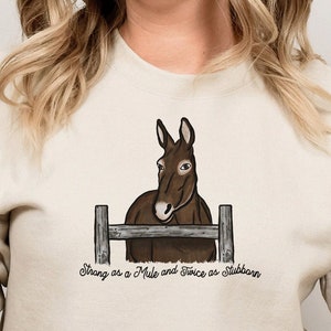 stubborn mule clipart