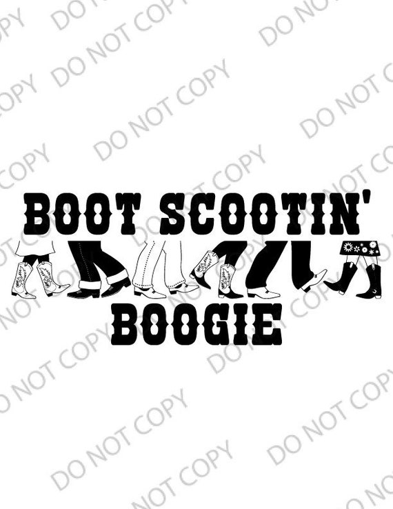 Boot Scootin Boogie SVG PNG Digital Download Svg for Cricut or Etsy India