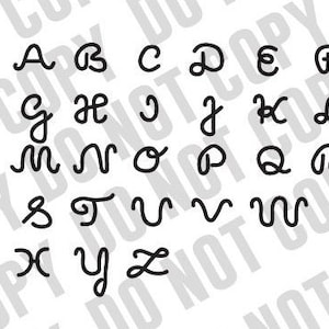 Handdrawn Brand Alphabet SVG Digital Descargar svg para cricut o máquinas de corte - Cattle Brand svg western svg - Brandin SVG Western fuente